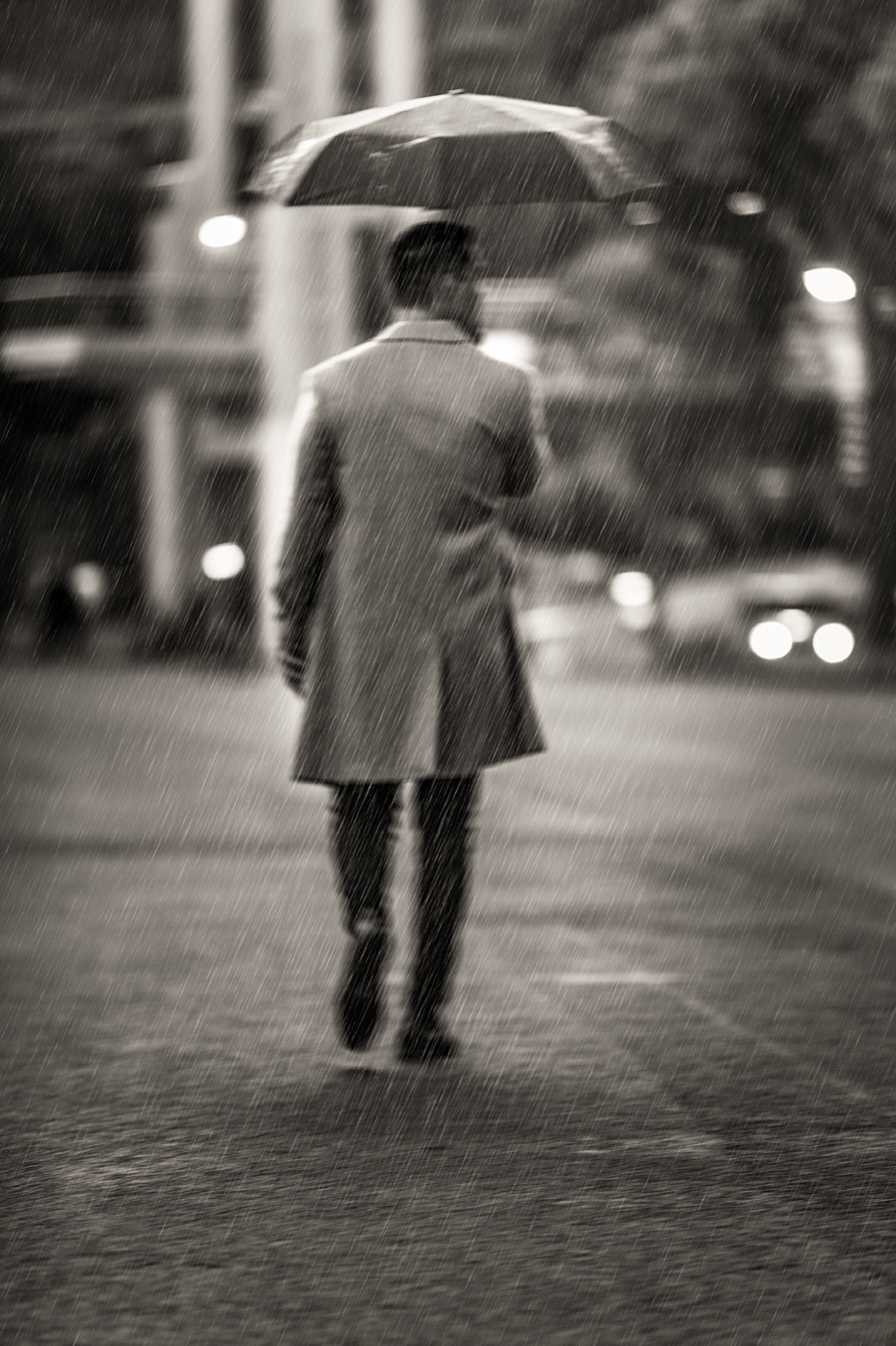 Man Under The Rain