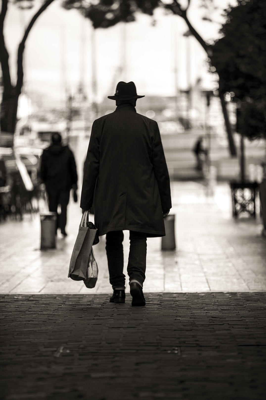 Walking Man in Monaco